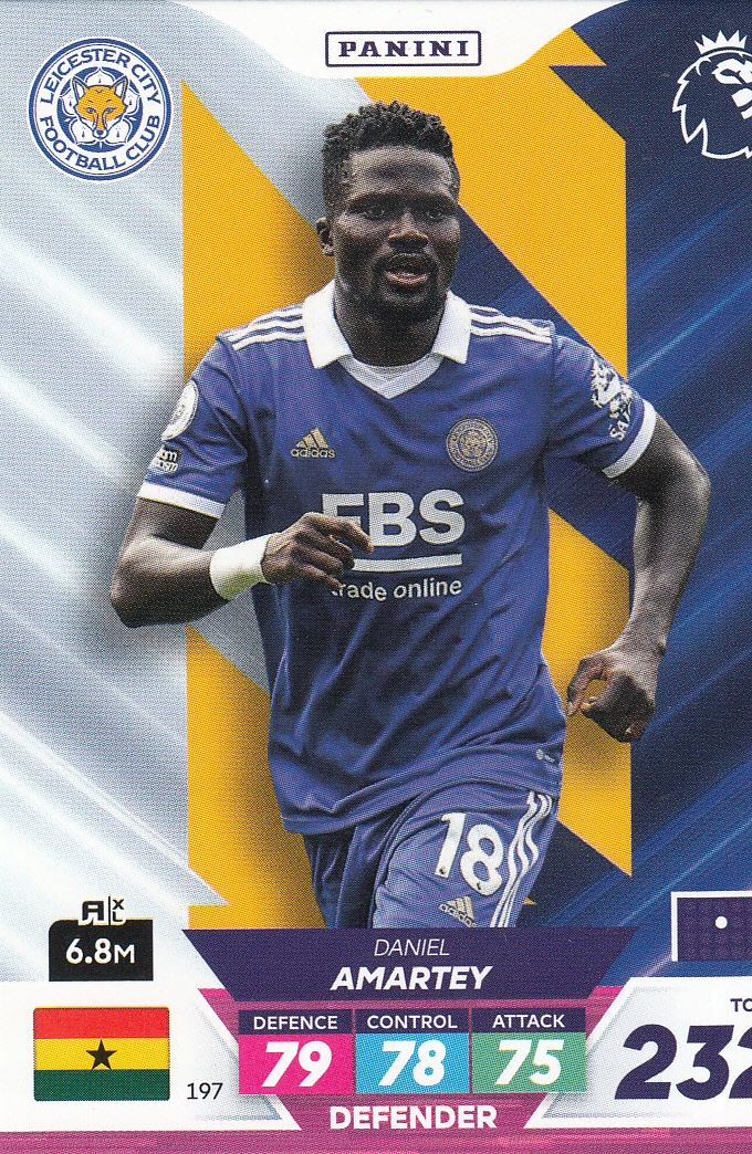 Premier League 2023 Plus Base Card Amartey 197