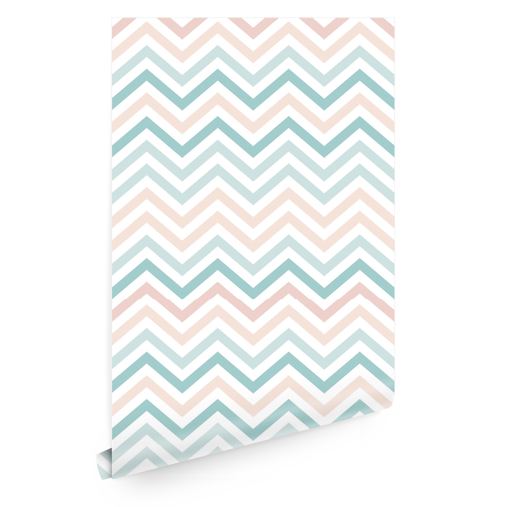 

Tapeta zygzaki pastelowa dziecięca T0935