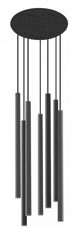 Nowoczesna lampa wisząca żyrandol sufitowa Laser 7 lampy do salonu nad stół