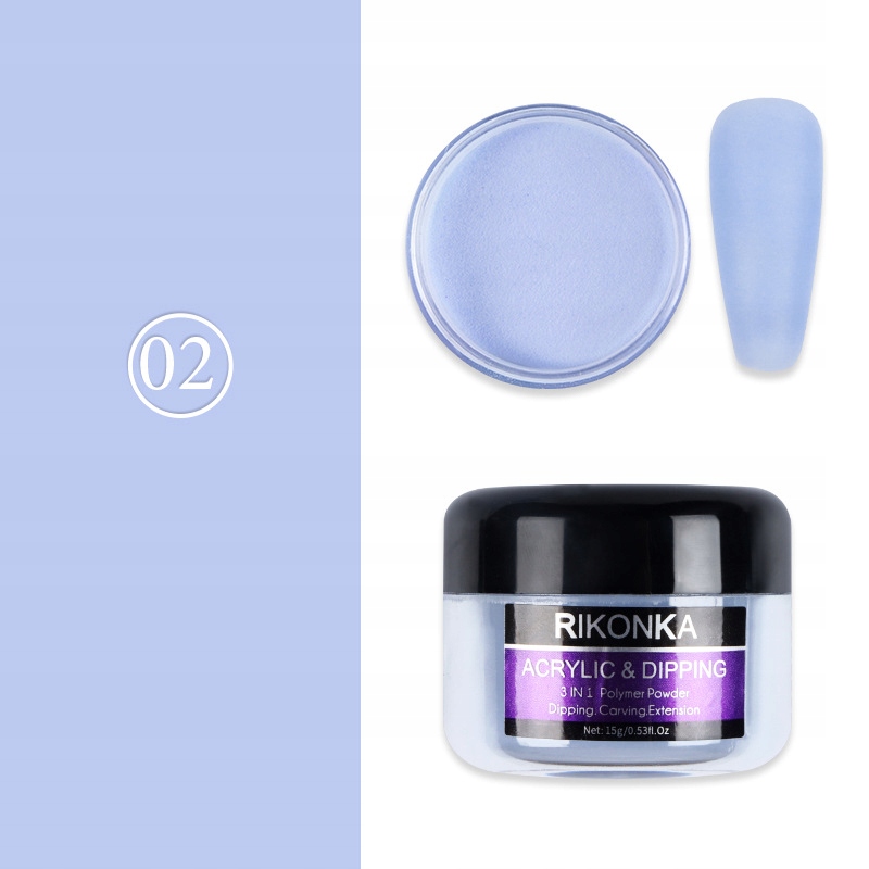 Akryl kolorowy proszek akrylowy 15g do zdobień