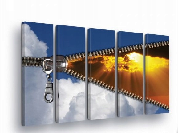 Obraz 150x100 Otvorené nebo bleskové oblaky svetlo surrealizmus metafora