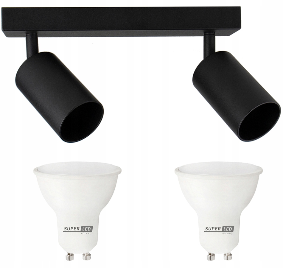 

Lampa sufitowa szyna spot oprawa 2x Led GU10