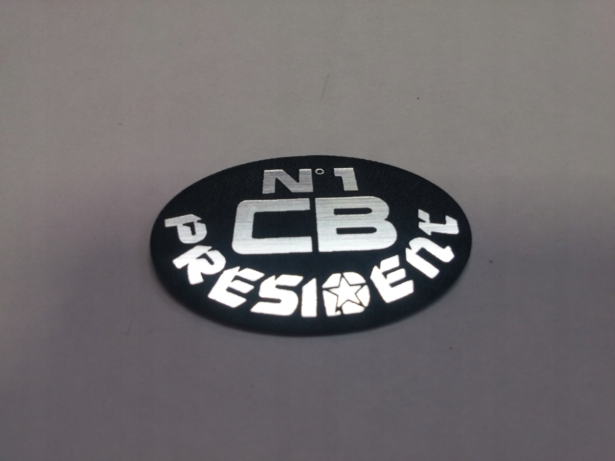 

Cb President naklejka emblemat logo 70x44 mm * Sr