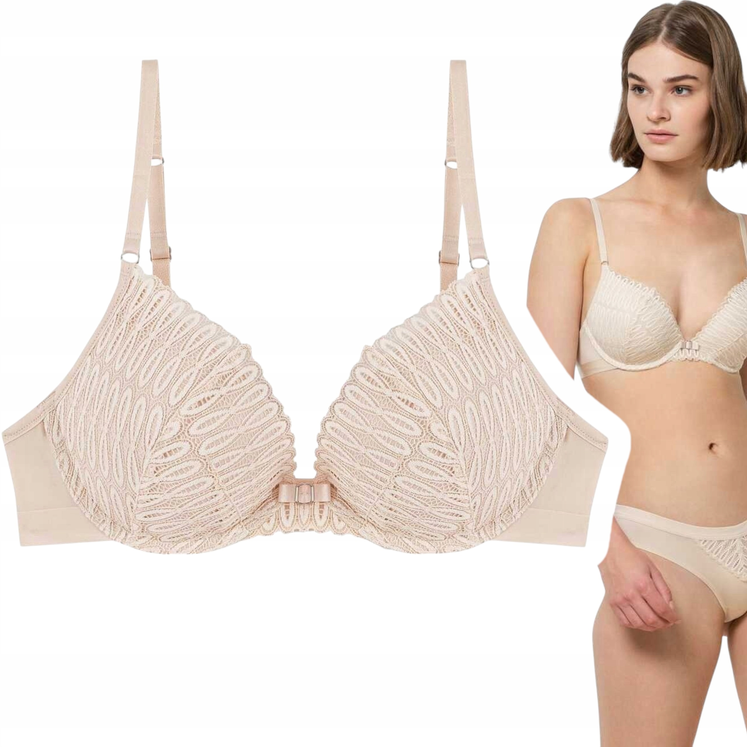 Podprsenka Triumph Aura Spotlight Whu Béžová B 80 Stanik Push-up