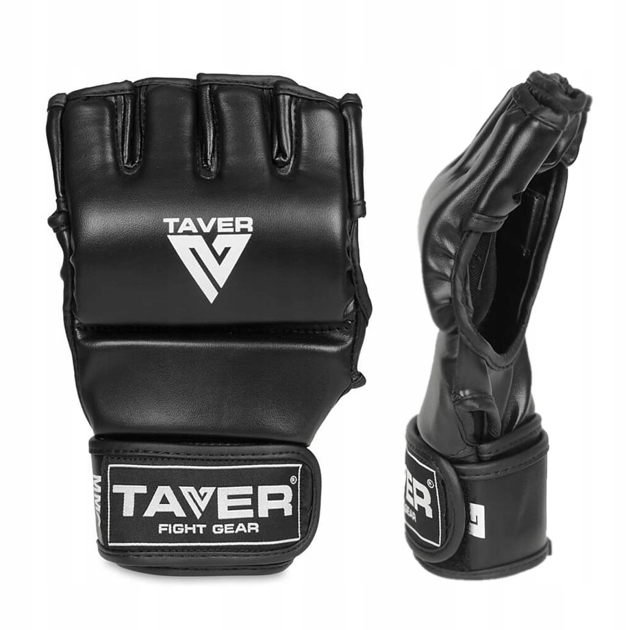 RĘKAWICE DO MMA GRAPPLINGOWE CHWYTNE KRAV MAGA NA WOREK PŁASKIE TAVER - L Model T-E1V3