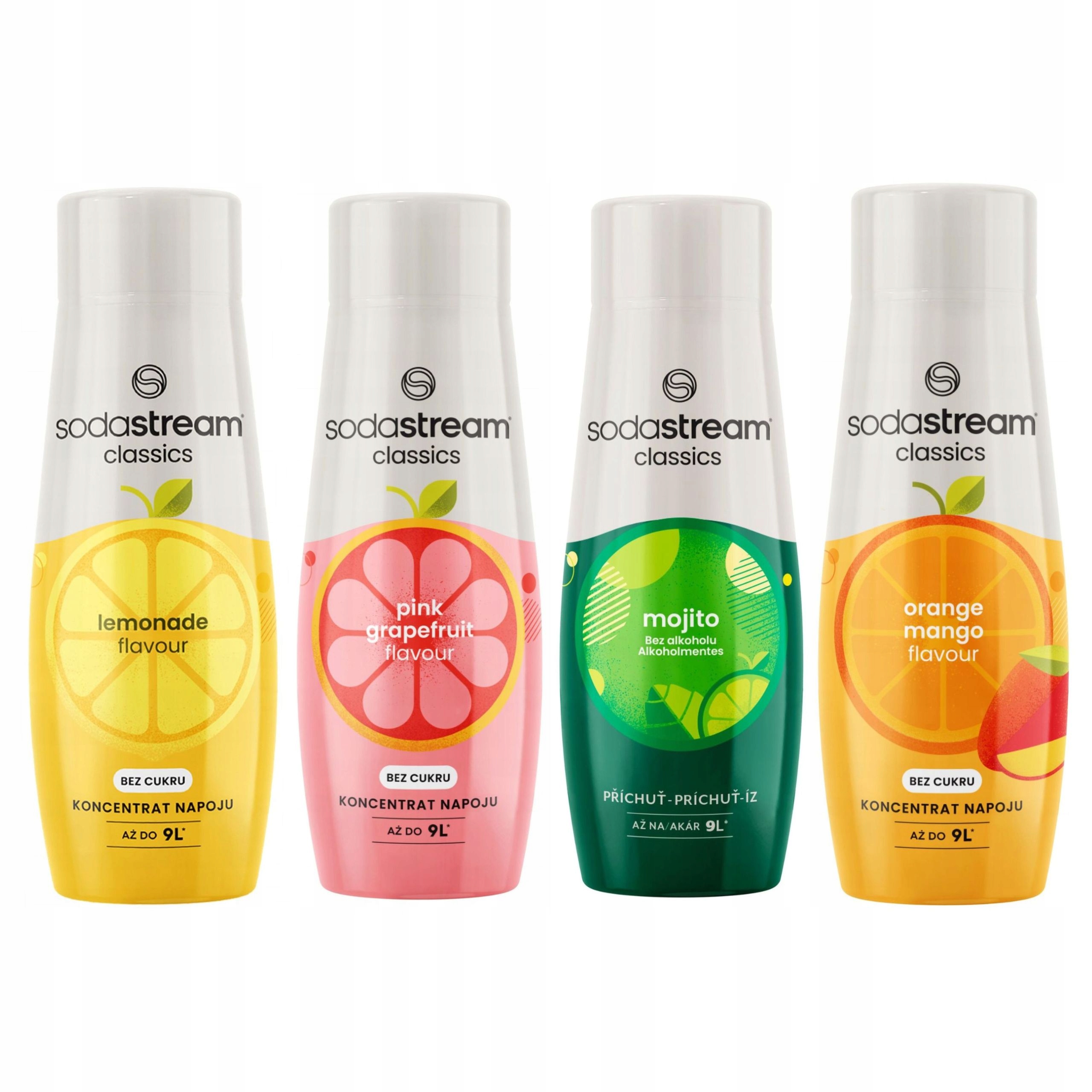 Levně Sirup SodaStream Pomeranč-Mango Limonáda Grapefruit Mojito do perliva