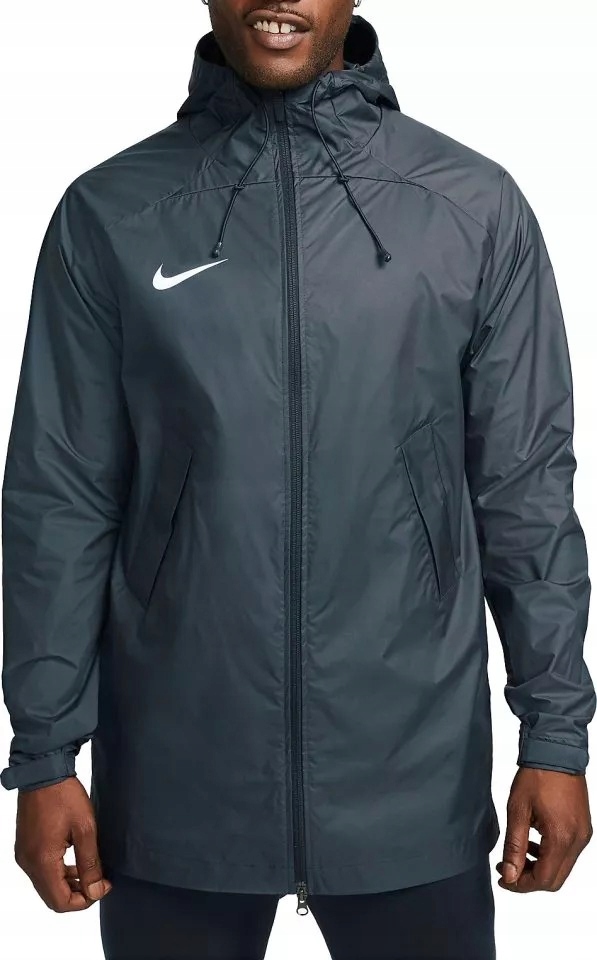Nike Větrovka S Kapucí Šedá Sportovní L Opc