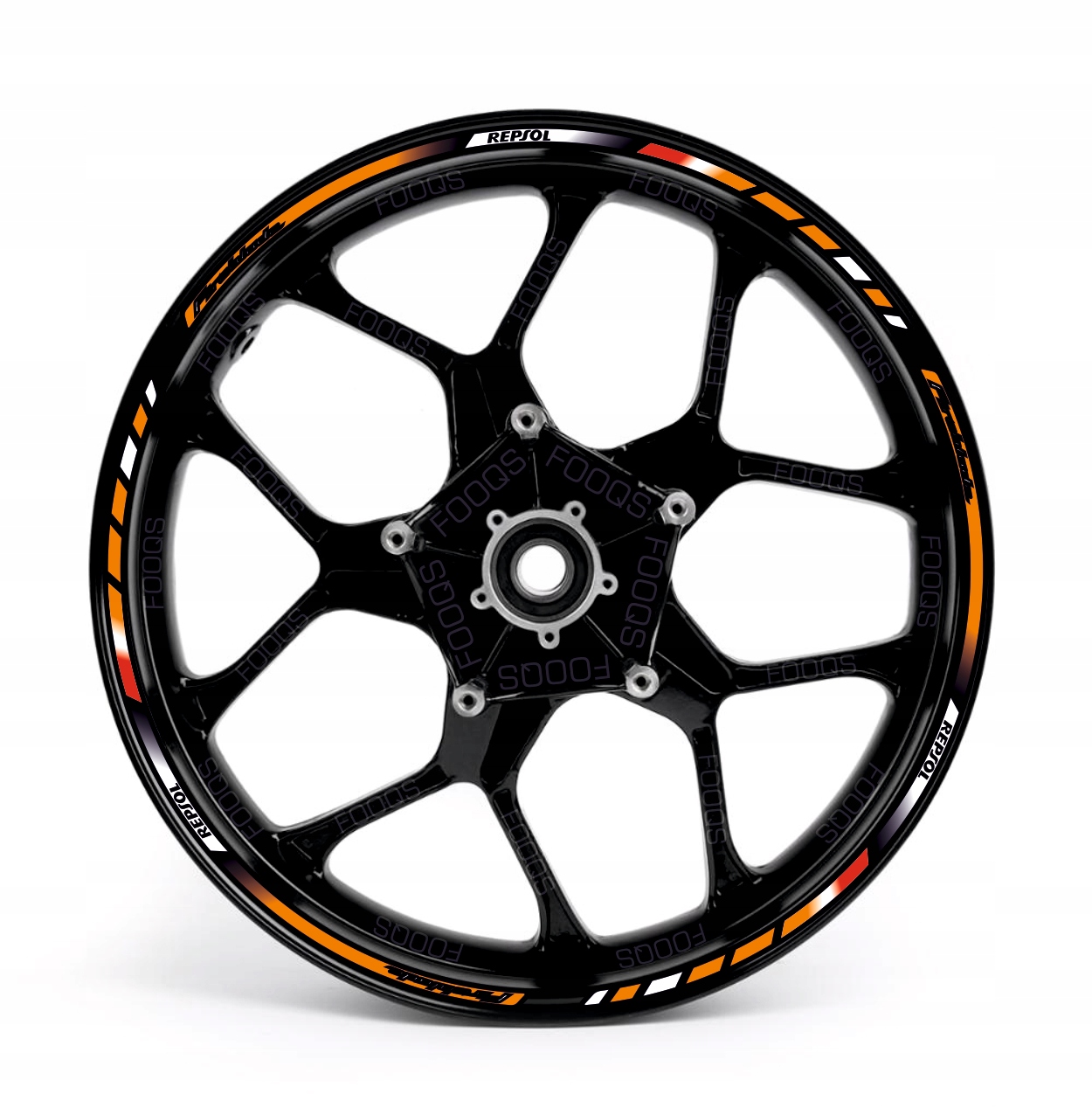 Samolepky Na Ráfky Juula Pro Honda Cbr 1000 Rr Fireblade Repsol Oranžové