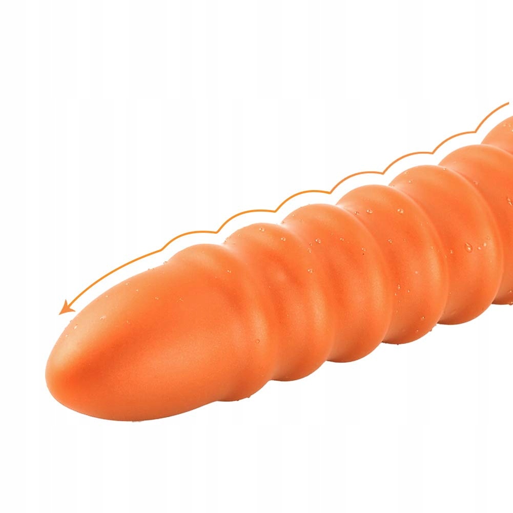 ROLUCK Długie Kulki Analne Silikonowy Korek Analny Dildo — miniatura 4