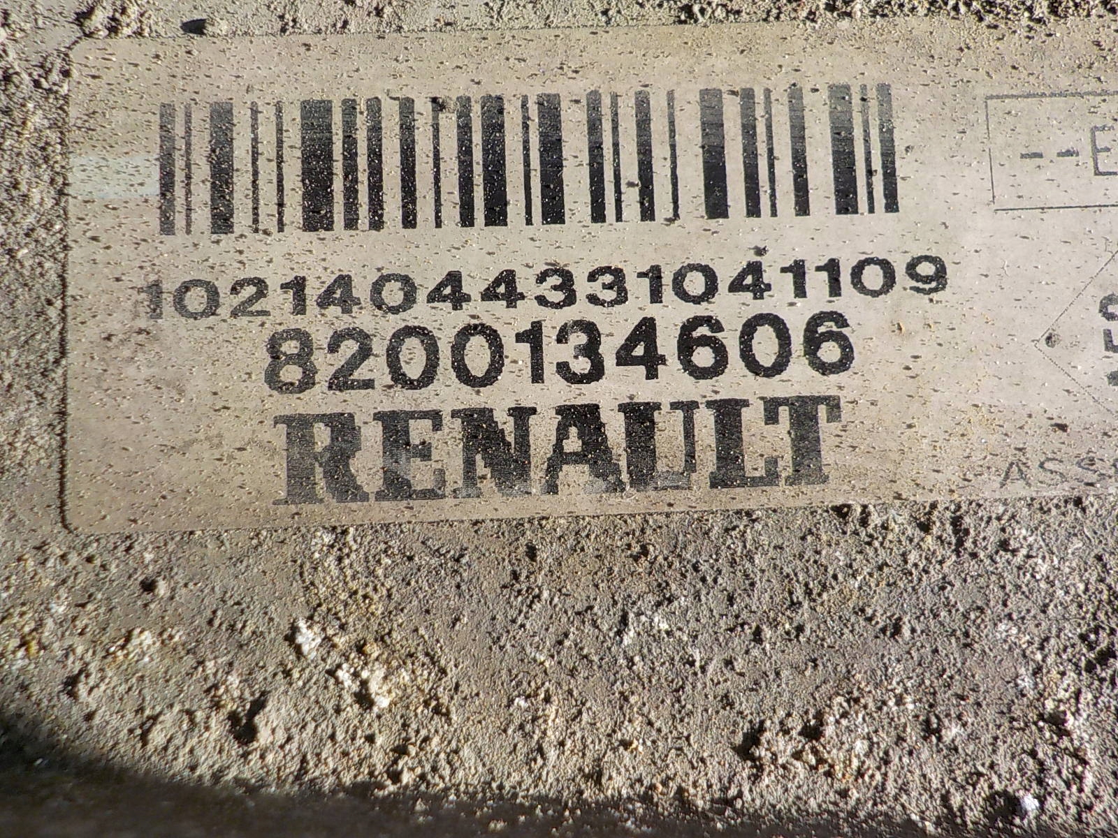 RENAULT MODUS CLIO III 1.2 B 1.5 DCI water cooler 8200134606