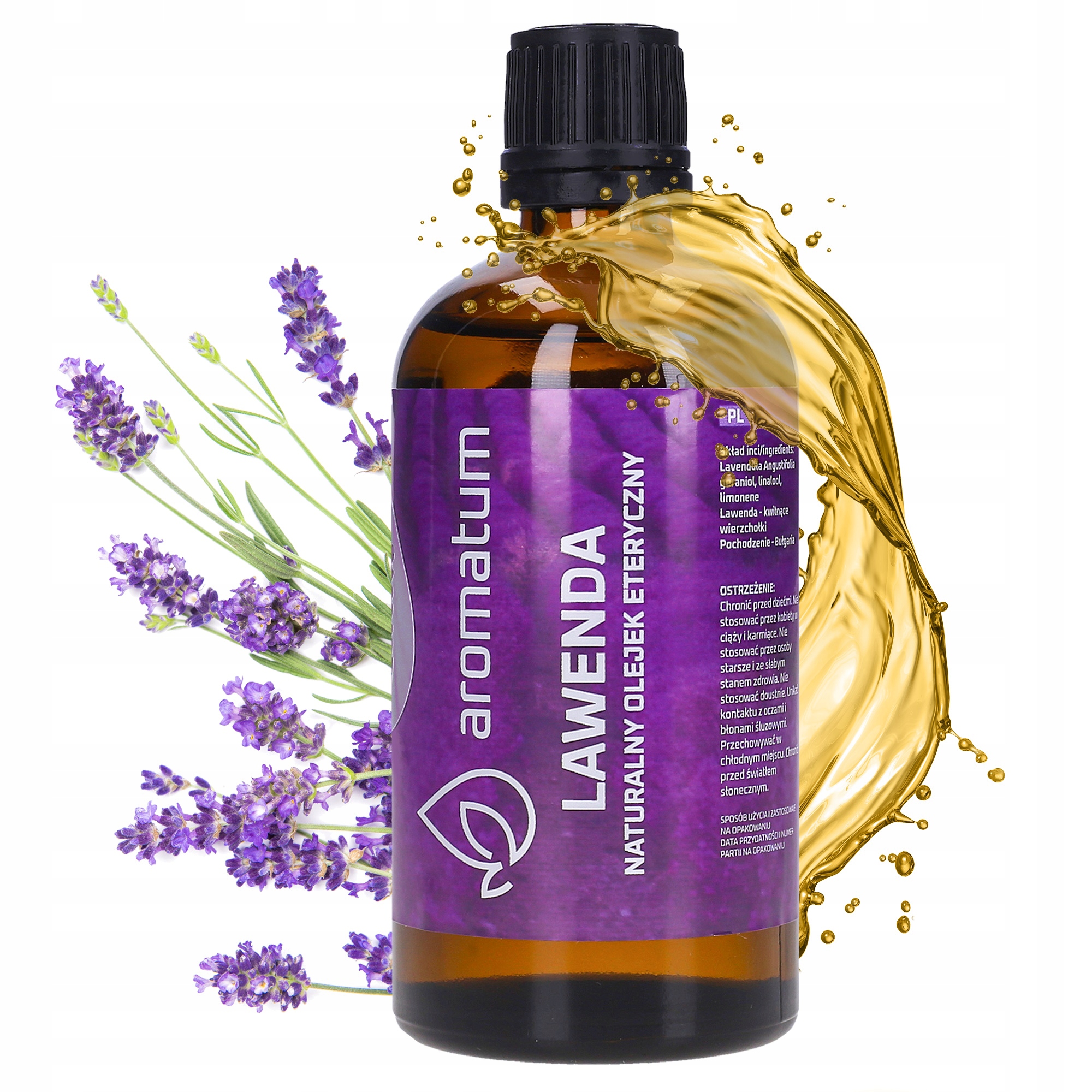 

Olejek Eteryczny Zapachowy Lawenda 100ML Aromatum