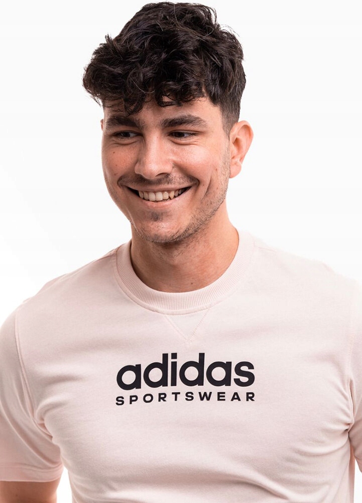 Tričko Pánské Adidas All Szn Graphic Tee Pudrová Růžová IC9810 vel. L