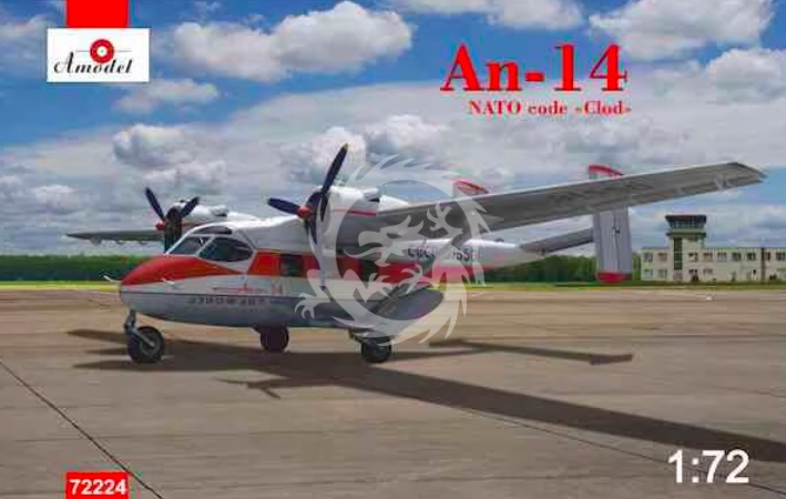 An-14 Nato kód Clod A Model 72224 měřítko 1/72