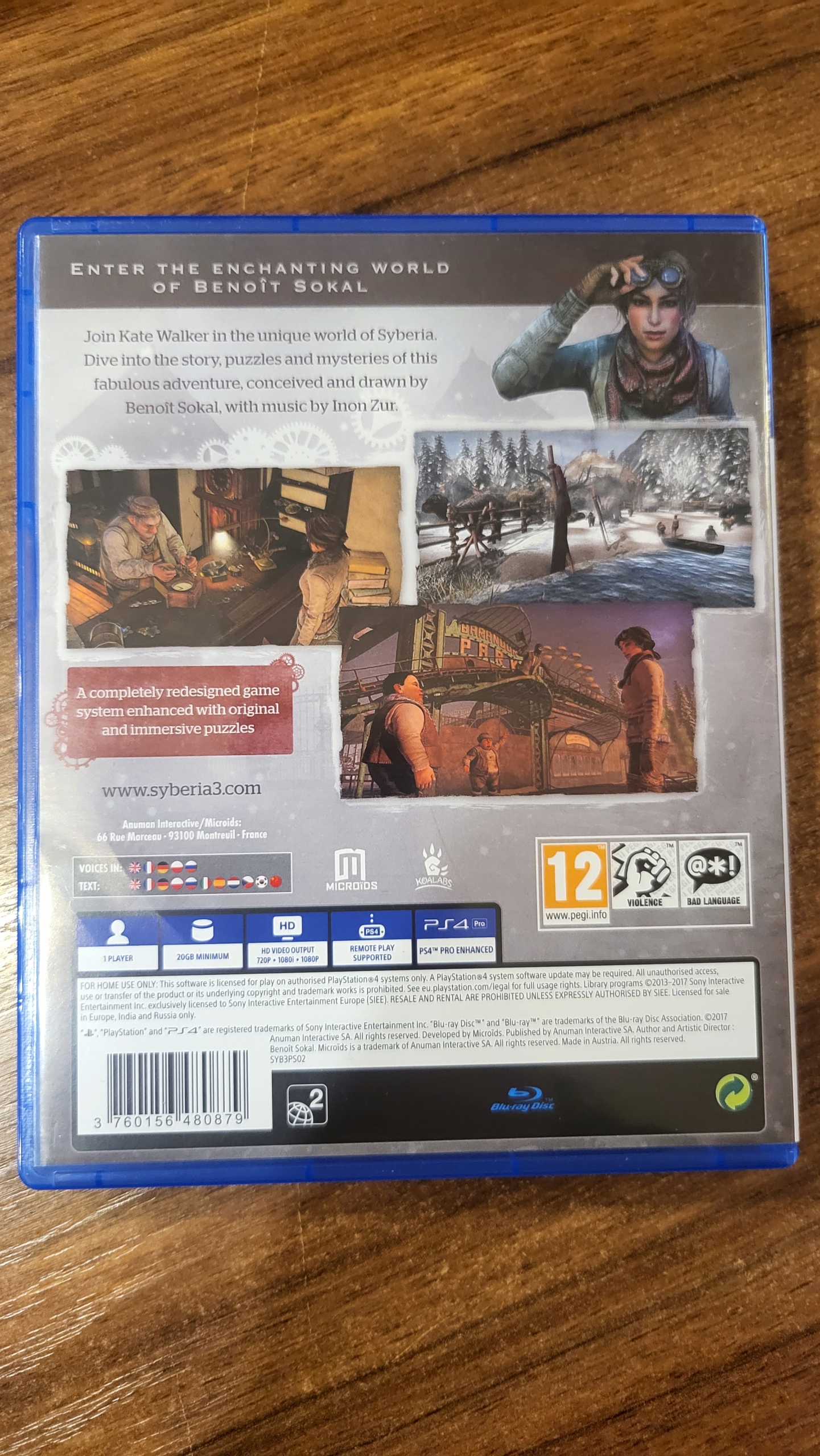 Syberia 3 PS4 PL Rodzaj wydania Podstawa
