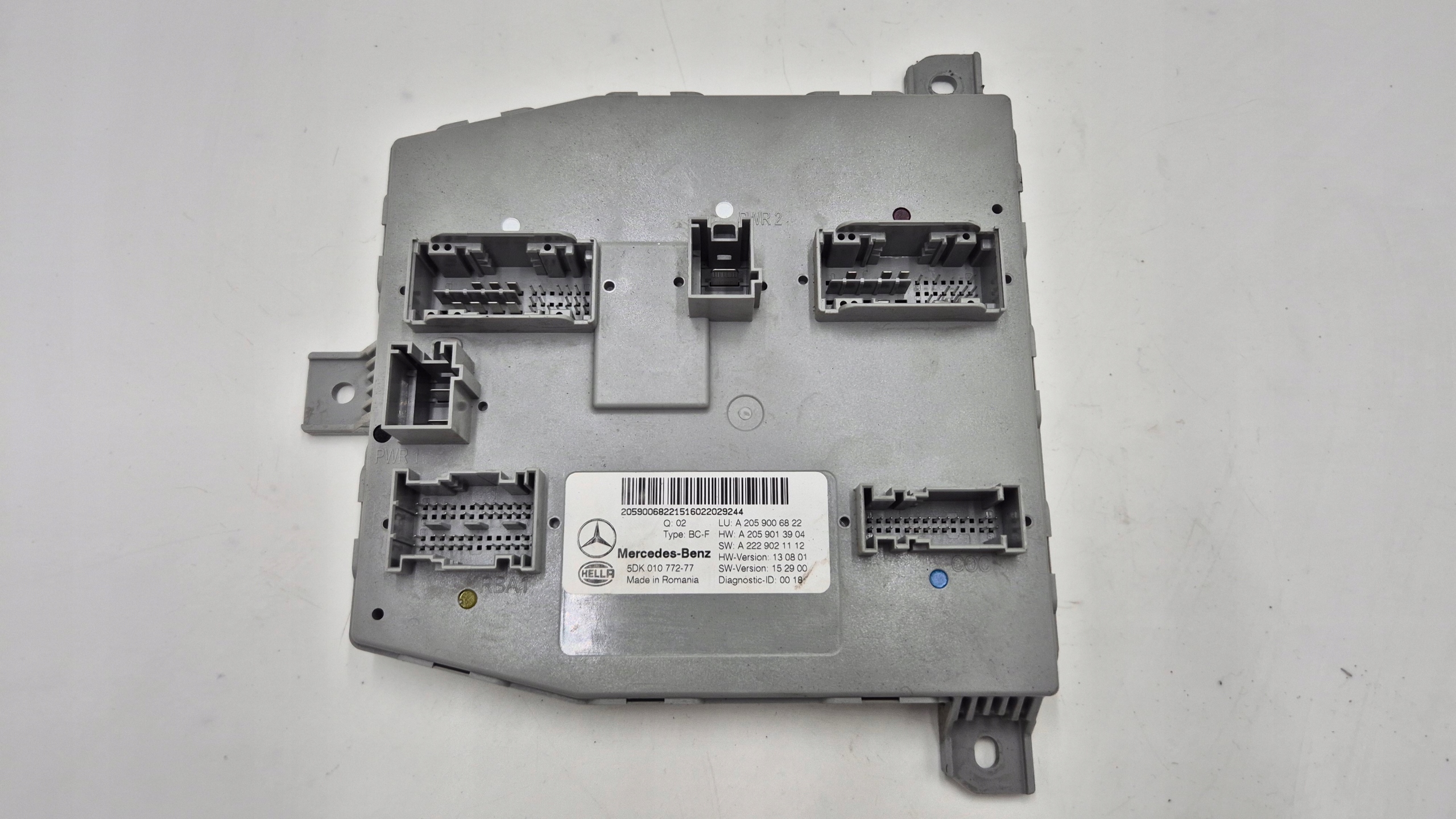 modulo Centralina SAM 2059006822 MERCEDES W205