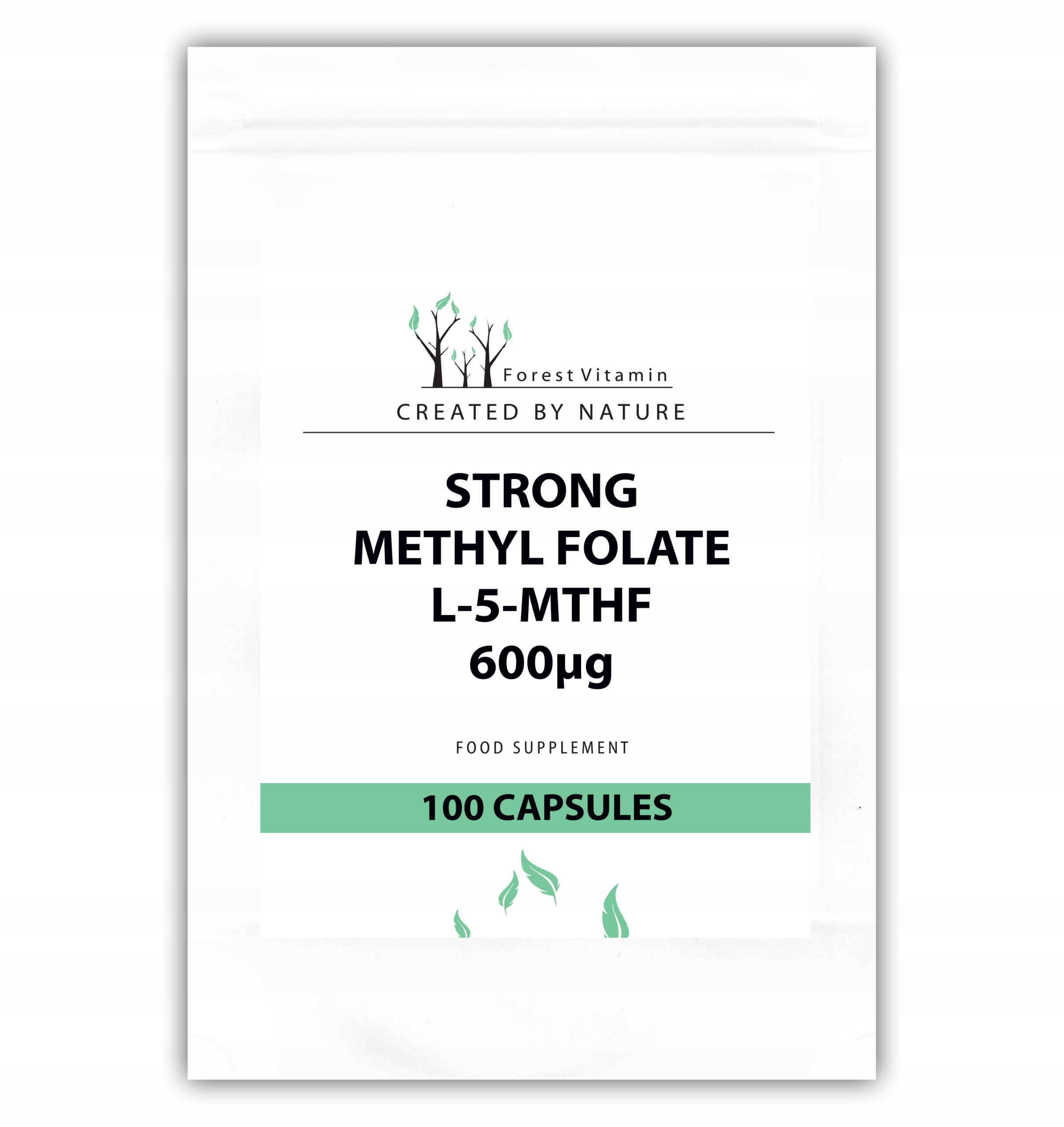 

Kwas Foliowy L-5-MTHF-Ca 600µg Metylo Folian Mocny