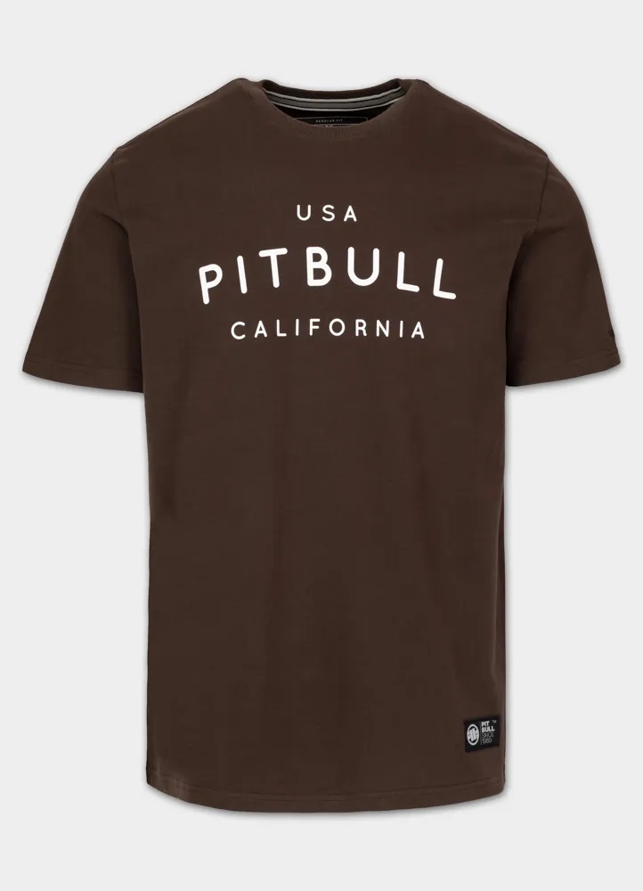 Męska Koszulka Pitbull Bawełniany Grubszy T-shirt z nadrukiem Usa Cal