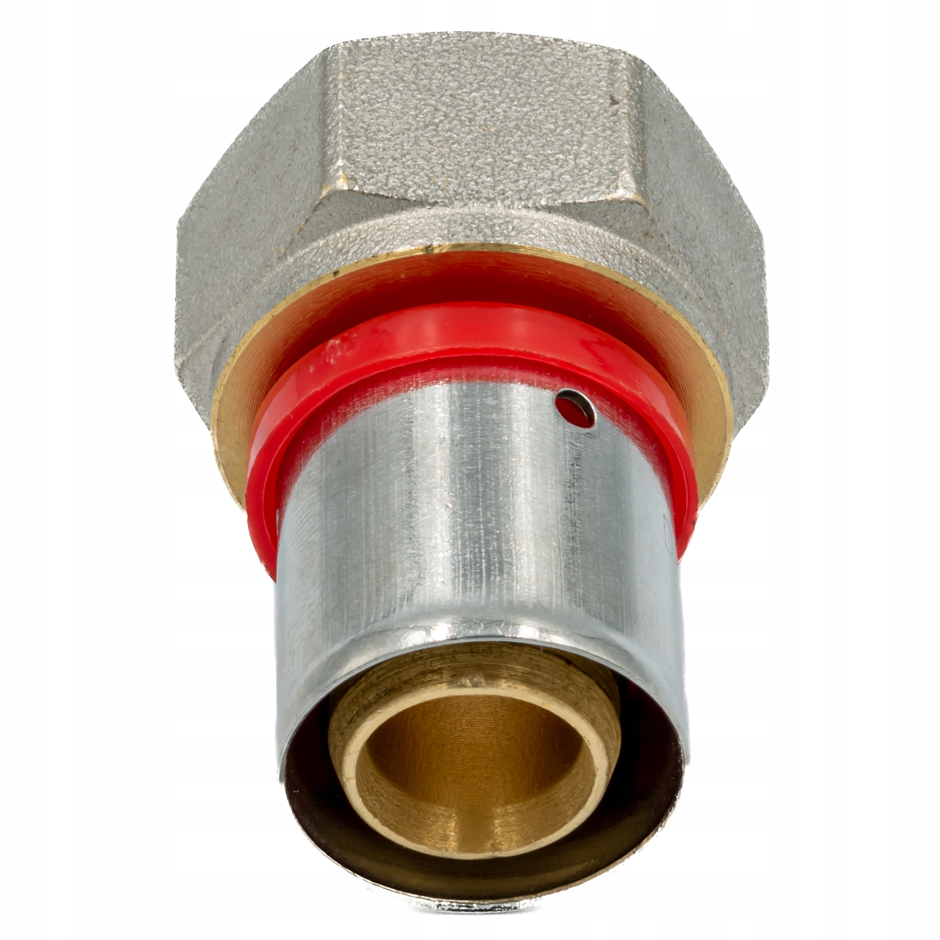 ZAPRASOWYWANA ZŁĄCZKA MUFOWA 20X1/2" GW PEX ALUPEX MOSIĄDZ WYSOKA JAKOŚĆ Marka DIAMOND