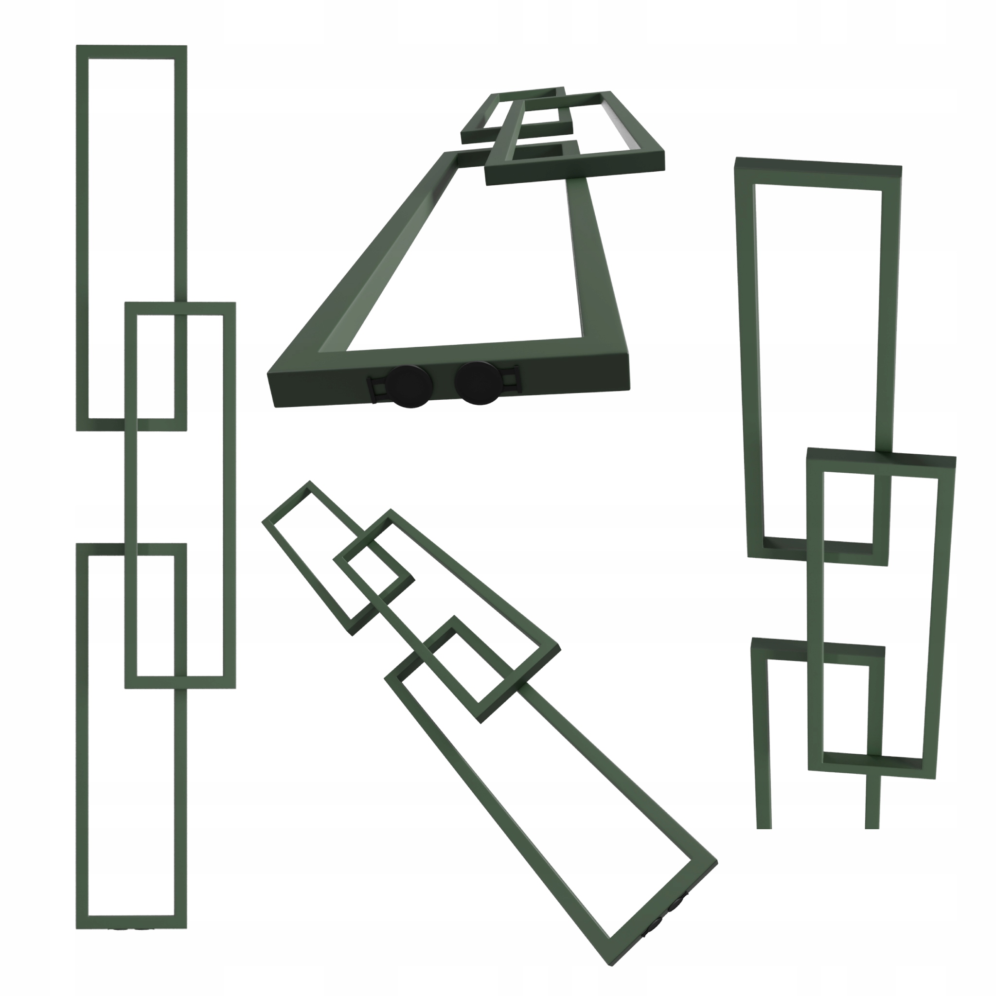 Dekorativní radiátor Torres 200X37 Tmavě Zeleň