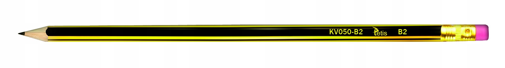 

Tetis KV050-B2 Ołówek Z Gumką Twarość B2