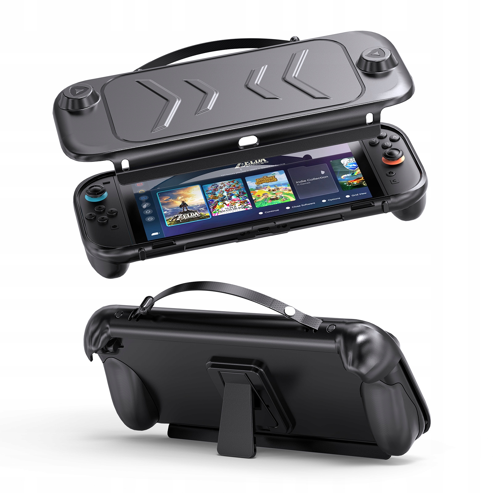 Etui ochronne 360° do Nintendeo Switch 2, wytrzymała obudowa, case, cover