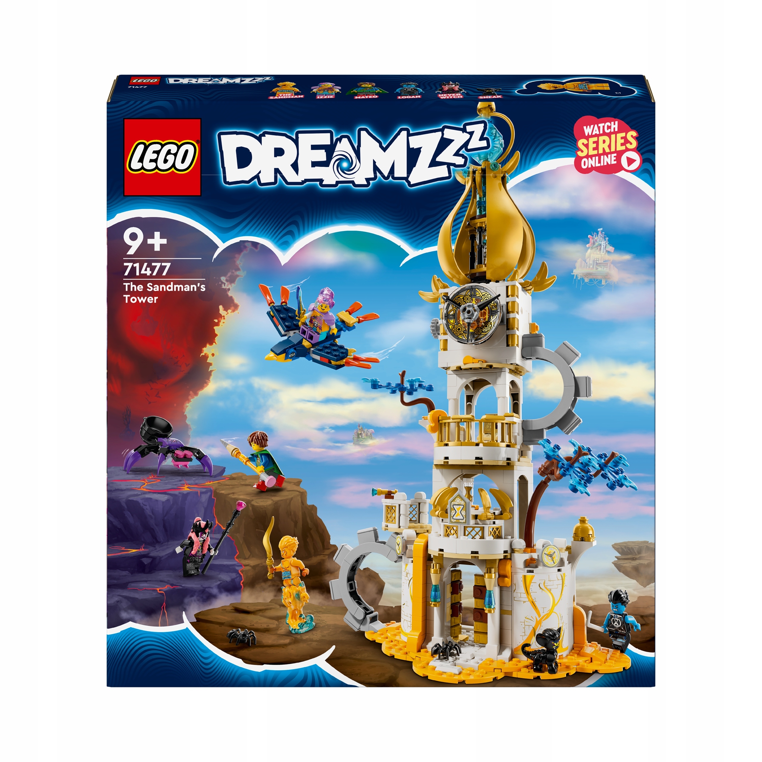 LEGO DREAMZZZ WIEŻA LUB FORTECA PIASKINA 2W1 OBROTOWY DACH DZIAŁO BROŃ SIĘ Numer produktu 7147709
