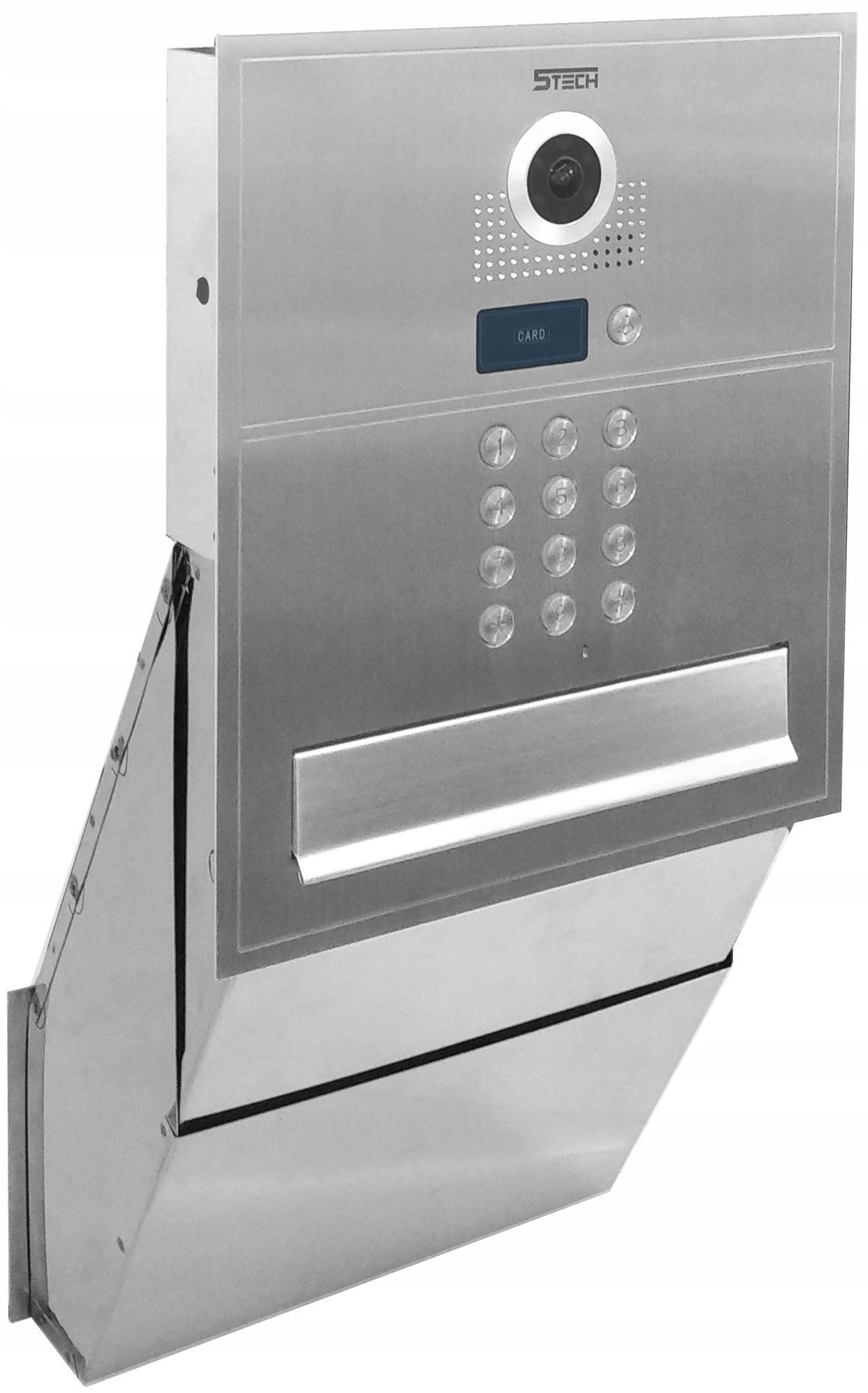 Wideodomofon 10'' Skrzynka wąski mur WiFi 5TECH Kolor czarny