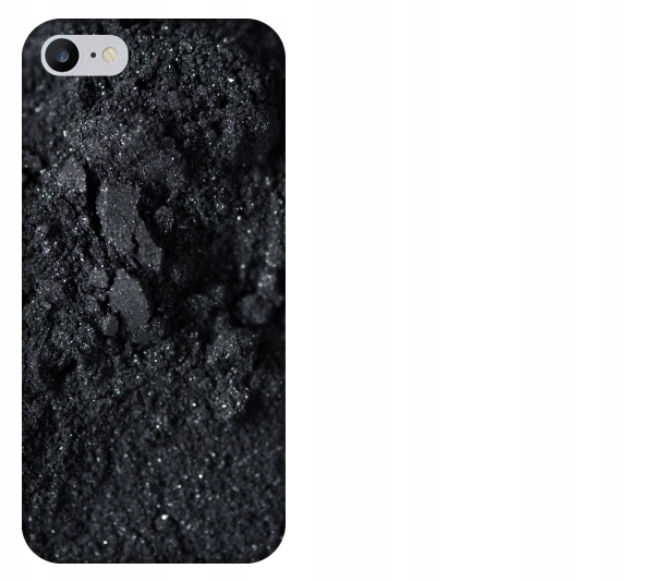 

Etui pokrowiec iPhone 7 Wegiel drzewny tekstura