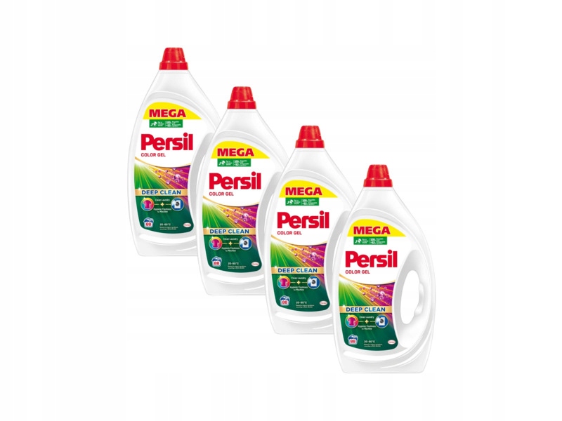 Żel do prania Persil Deep Clean Color 4 x 3960 ml do kolorowych tkanin