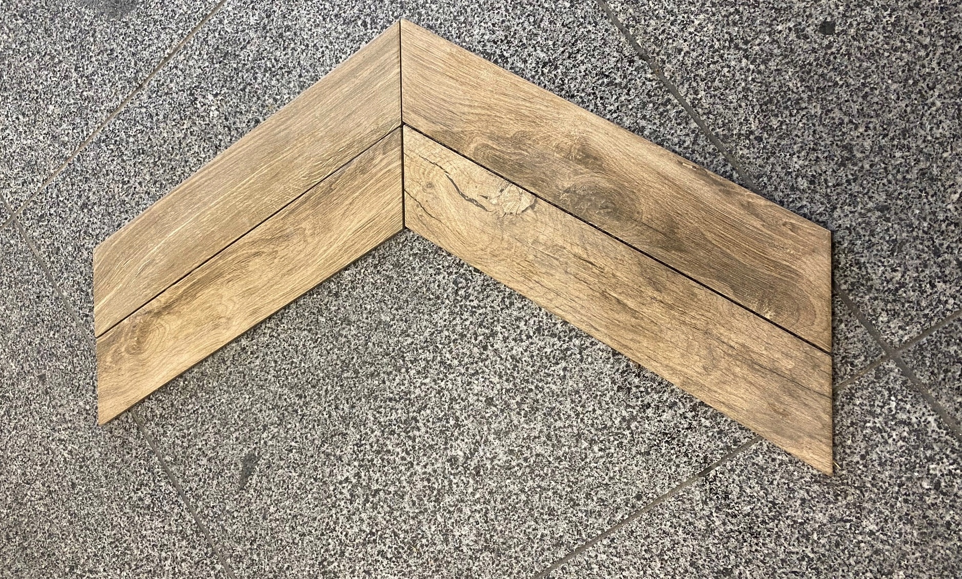 gres płytka jodełka brown 8x40 Home design chevron Typ gres