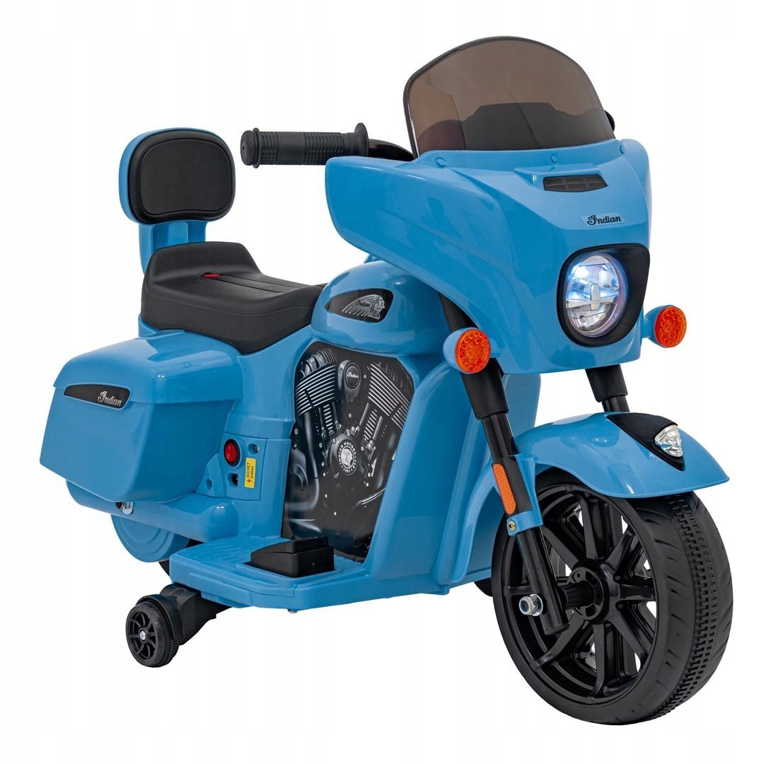 Pojazd Chopper Indian Niebieski