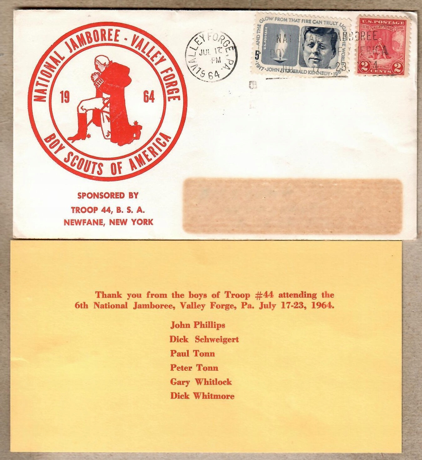 USA, 1964 r. koperta