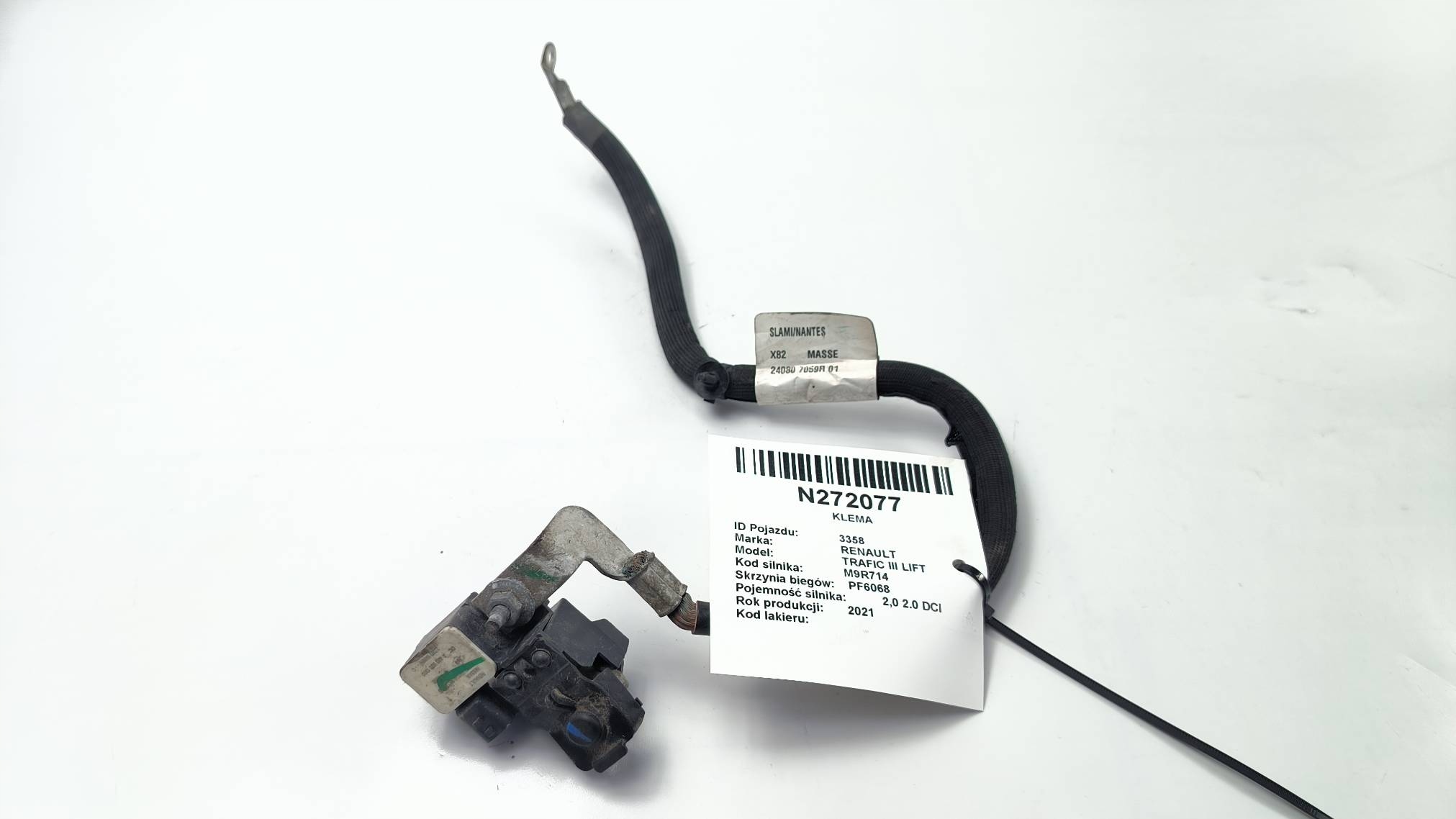terminal 240807059R RENAULT TRAFIC III LIFT