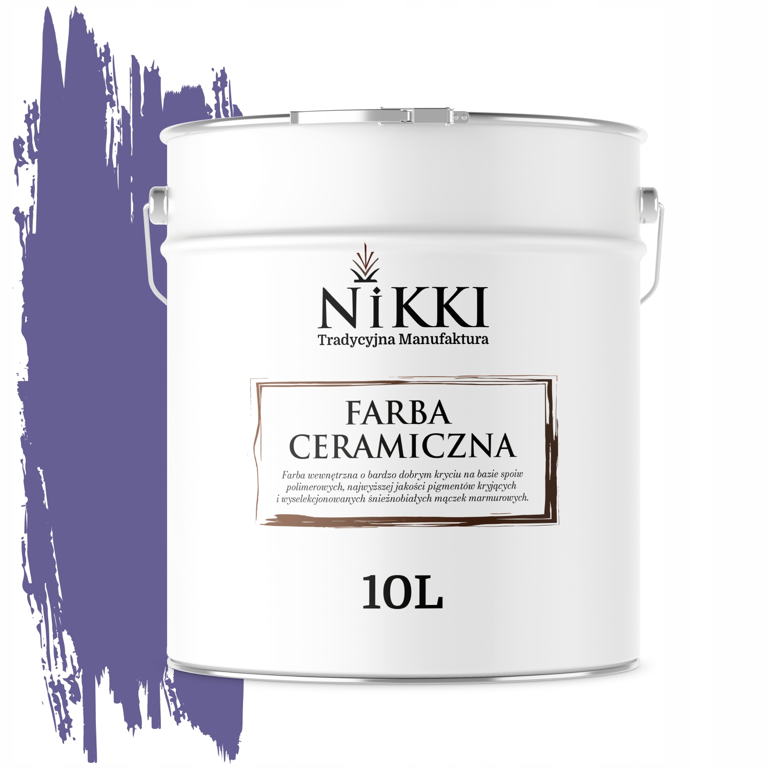 Keramická Stropná Farba Fialová Tmavá H2613 Hlboká Matná 10 L