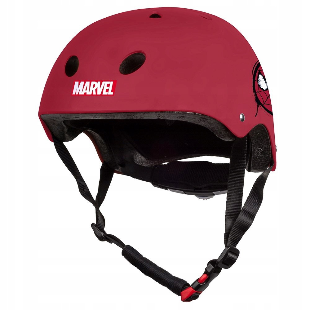 KASK SPORTOWY DLA DZIECI DZIECIĘCY ROWEROWY SKATE NA ROWER SPIDERMAN 52-56 Rozmiar M
