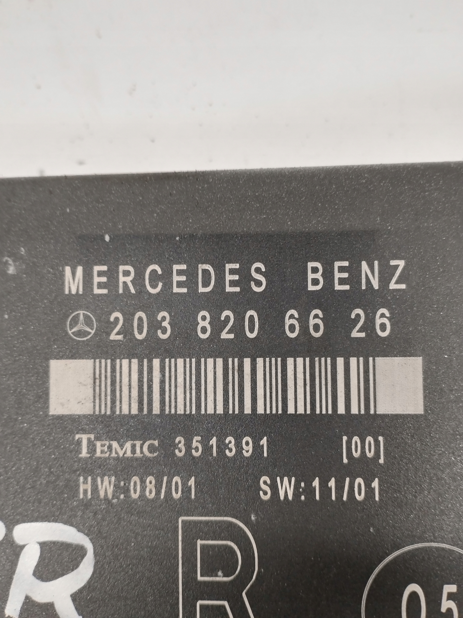 Moduł drzwi tylne prawe Mercedes W203 2038206626 Producent części 1A First Automotive