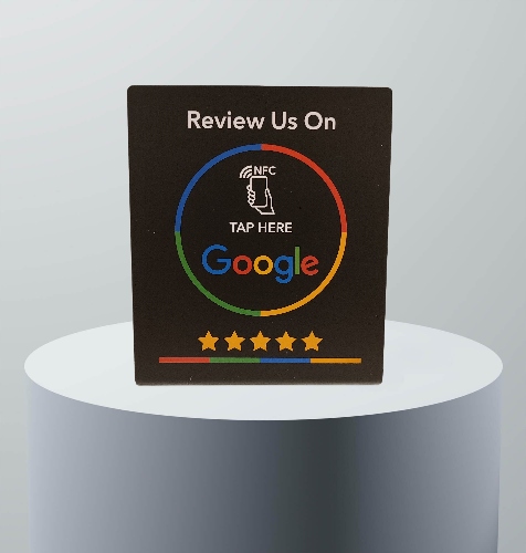Wizytówka Google NFC do zbierania opinii recenzji Review Us + BONUS EAN (GTIN) 5907783580543