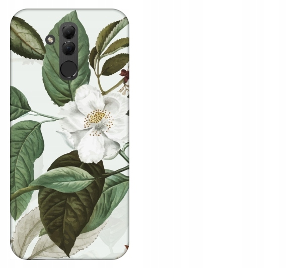 

Etui pokrowiec Huawei Mate 20 Lite Kwiat biały akw