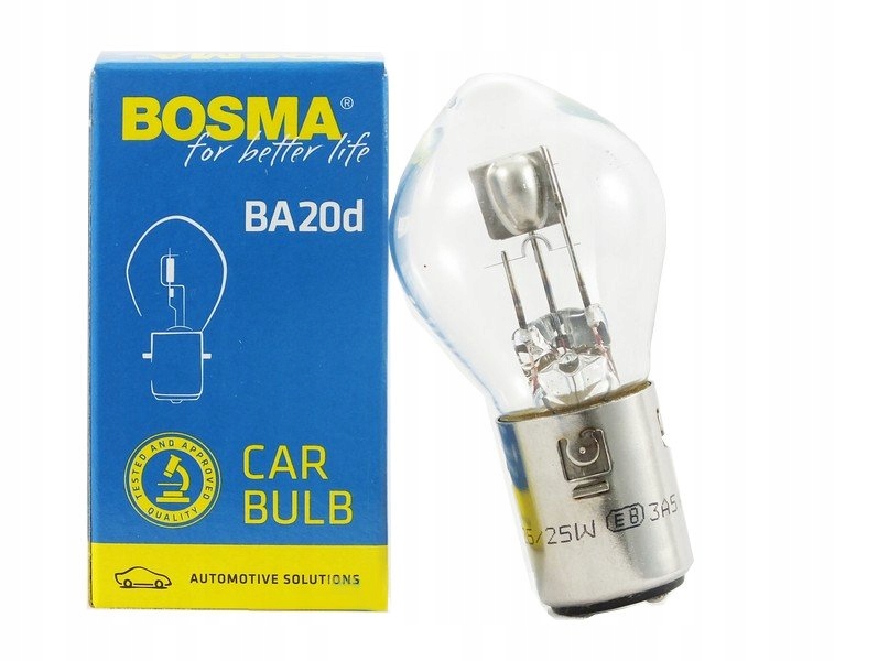 Żarówka 12V 25/25W BA20D Bosma