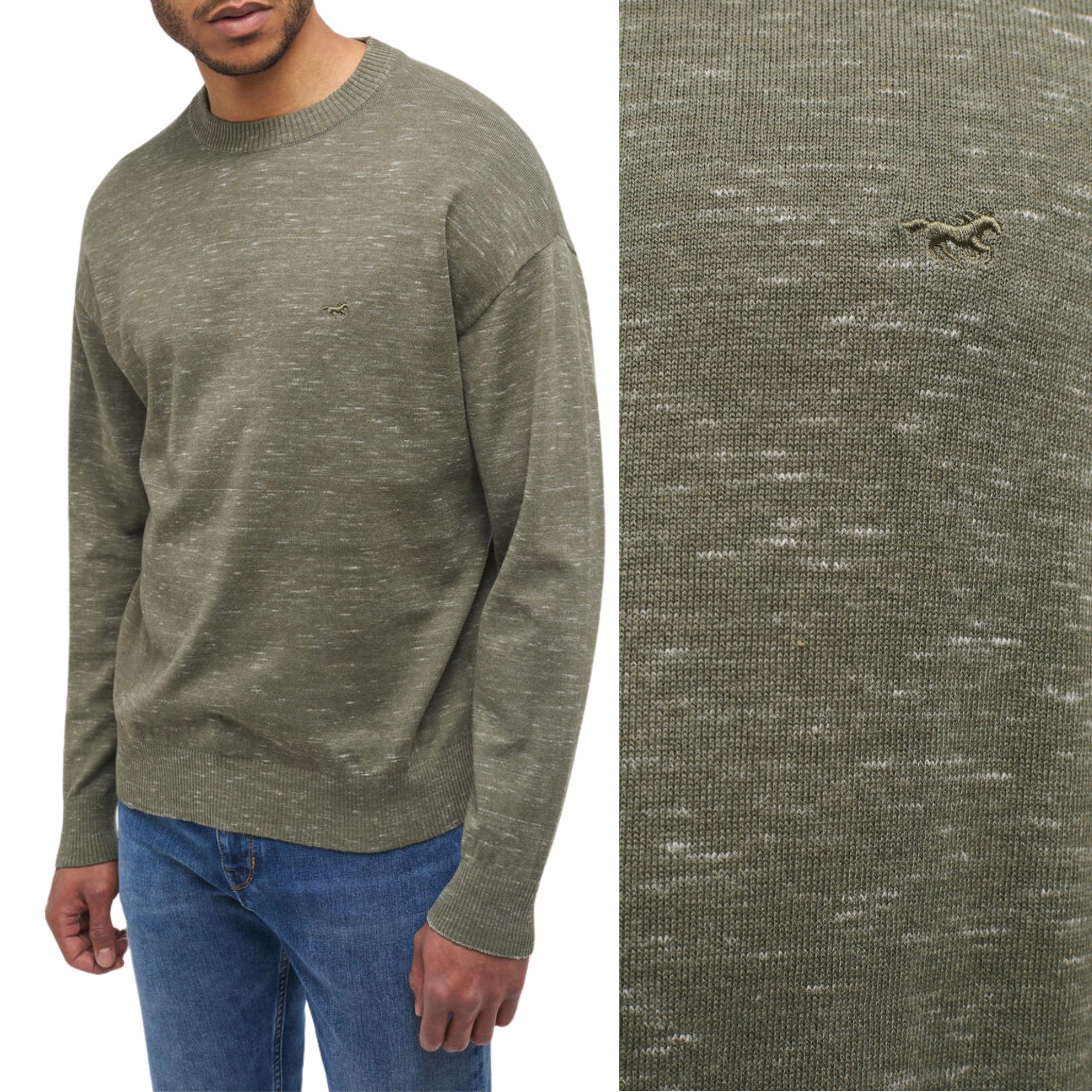 Mustang svetr Green knit Emi C Pus_ L