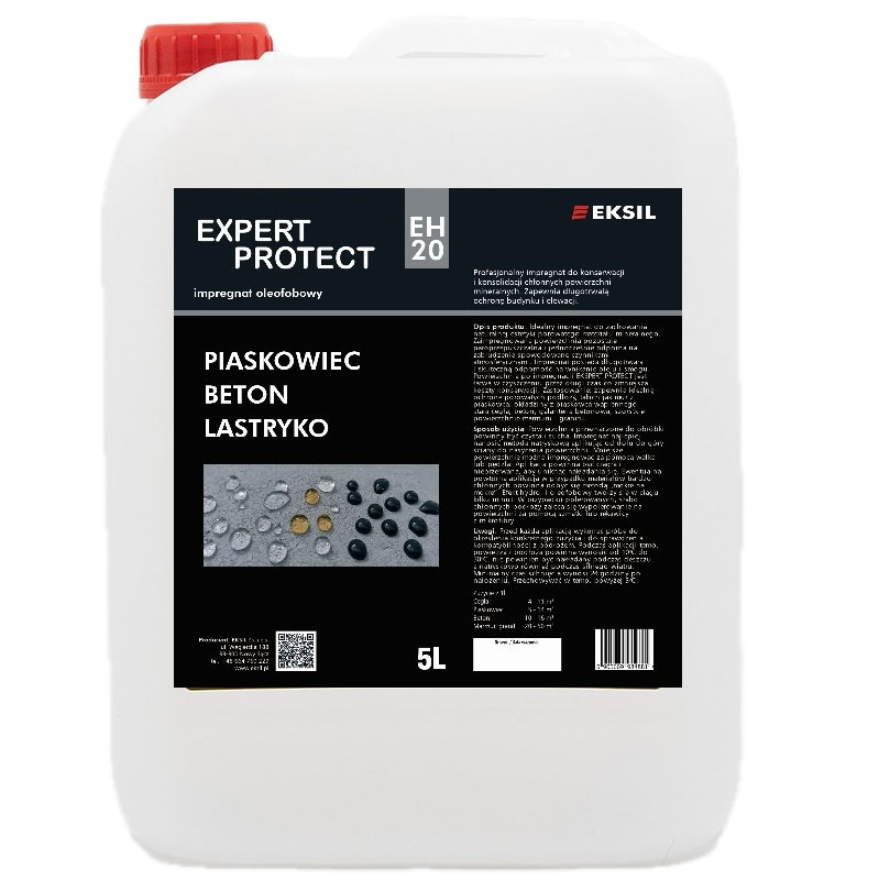 Eksil EH-20 impregnat do kostki brukowej oleofobowy i hydrofobowy 5L