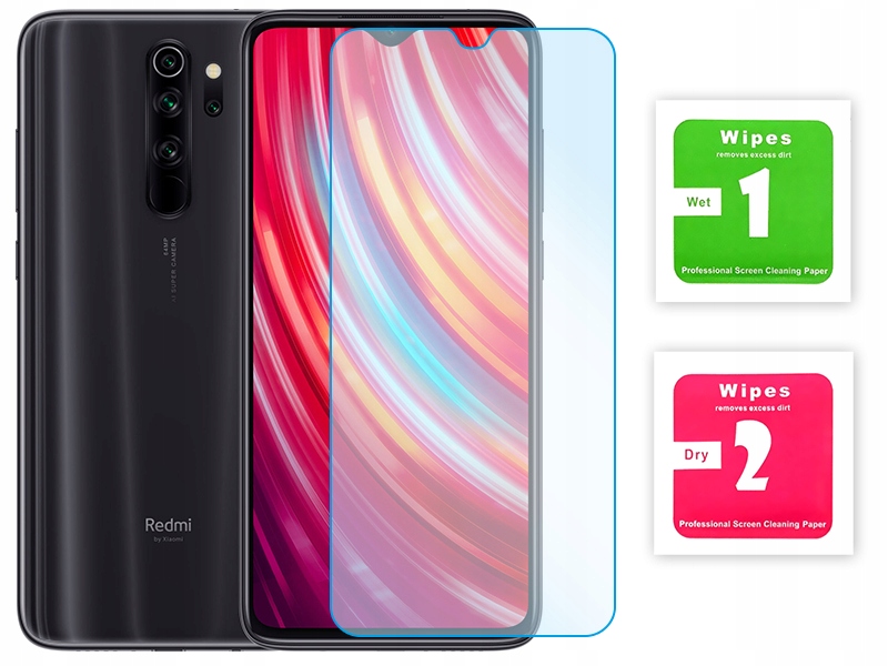 SZKŁO HARTOWANE OCHRONNE PŁASKIE SZYBKA OCHRONA EKRANU do REDMI NOTE 8 PRO