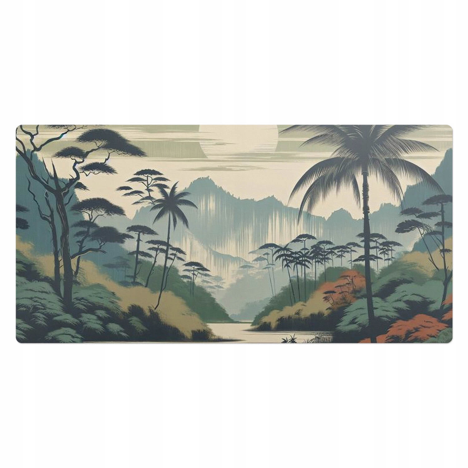 Univerzální ochranná podložka na stůl a pracovní desku Exotická krajina 100 x 50 cm