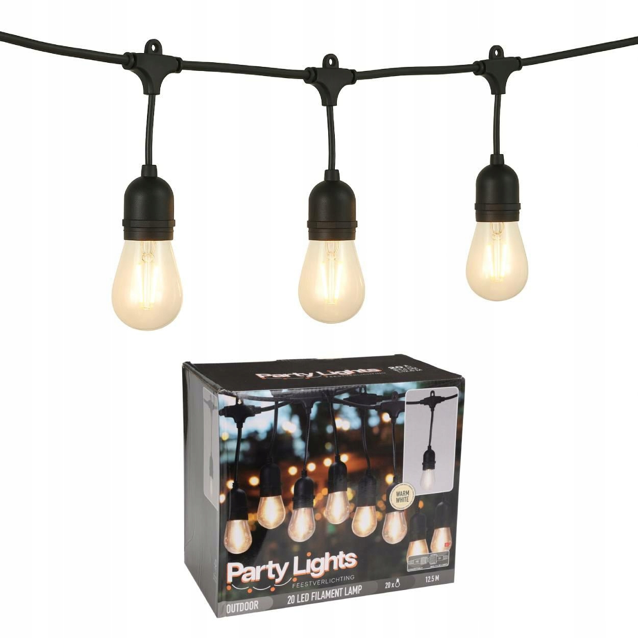 Led Zahradní Světelná Girlanda Venkovní Zahradní Lampy Žárovky Řetěz