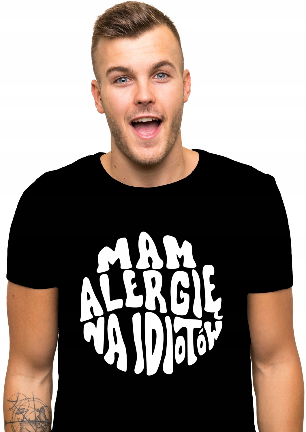 

koszulka Mam Alergię Na Idiotów Śmieszna