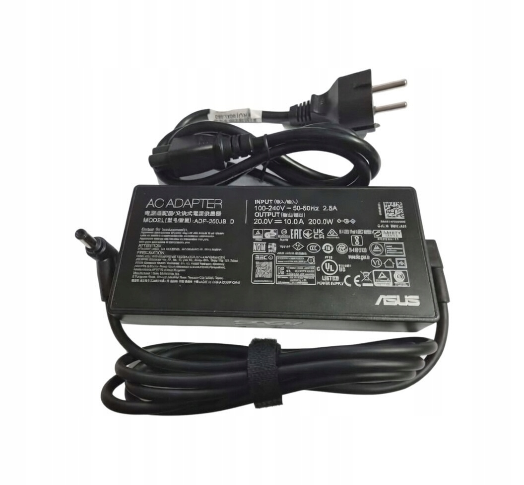 Zasilacz Asus ADP-200JB 200W 20V 10A wtyk 6.0x3.7mm Pin