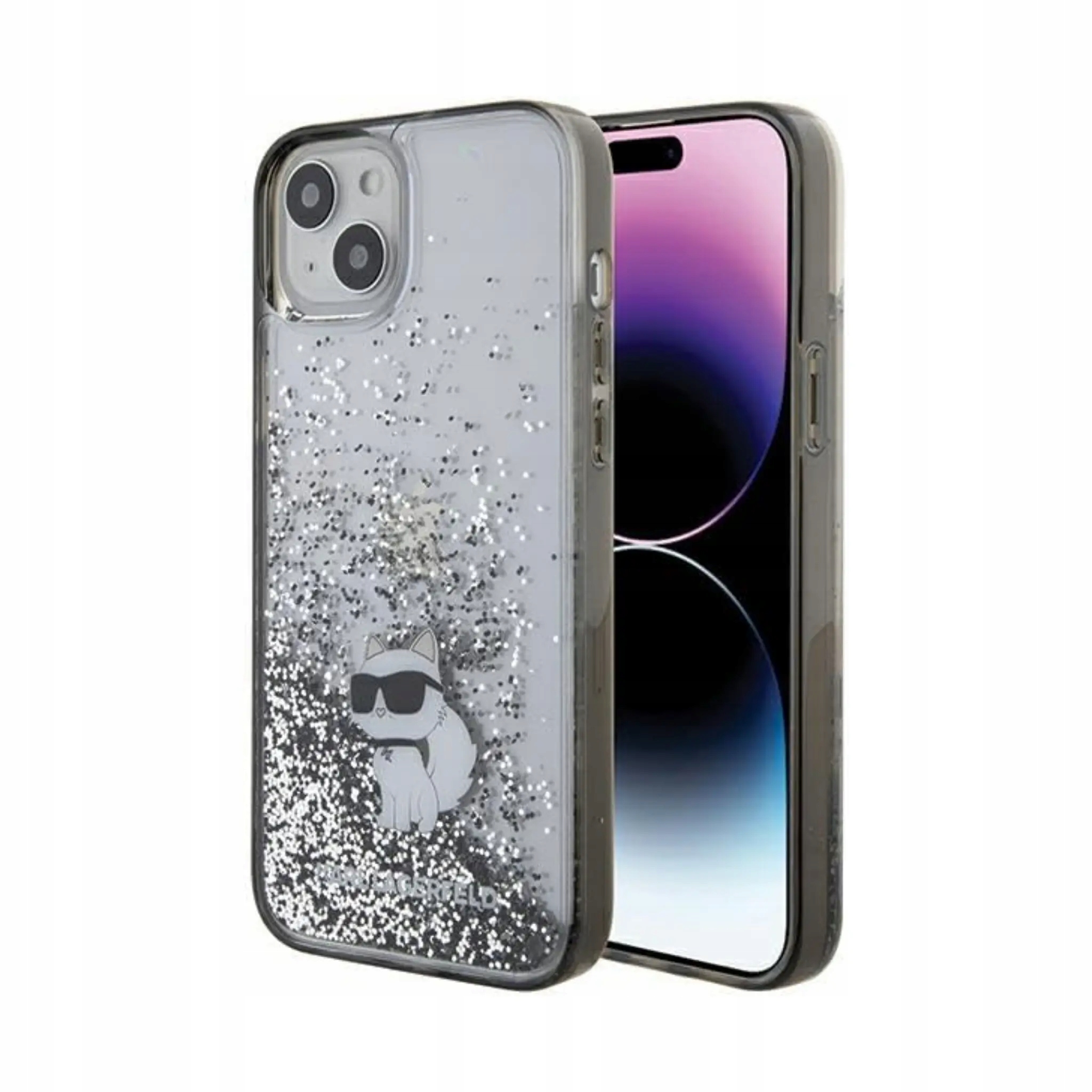 Karl Lagerfeld Choupette Etui, przezroczyste iPhone 15 Plus