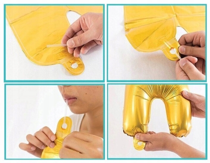 BALON FOLIOWY DUŻA CYFRA 1 ROSE GOLD 100 CM URODZINY Marka PartyOn