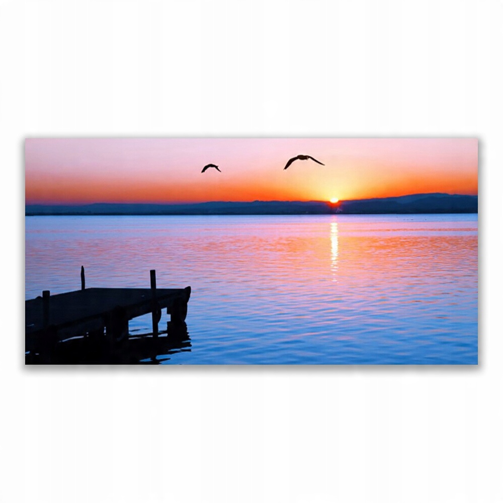 

Fotoobraz akryl 120x60 Morze Molo Słońce Krajobraz