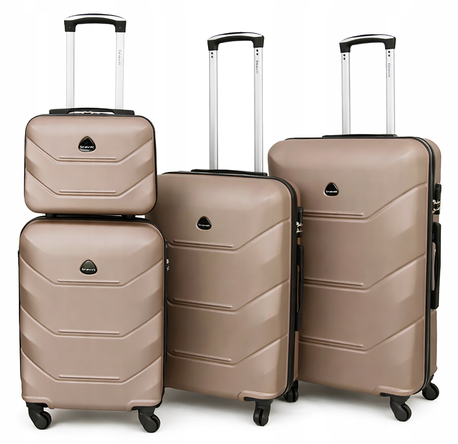 Zestaw Walizek 4w1 Walizka Podróżna Na Kółkach Gravitt 955